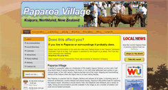 Desktop Screenshot of paparoa.org.nz