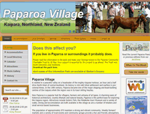 Tablet Screenshot of paparoa.org.nz